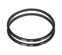 sourcing map 2Pcs SPZ-562 Drive Wedge Belt V-Belt Industrial Power Rubber Transmission Belt 562mm Pitch Girth,10mm Width, 8mm Height, 575mm Outer Girth