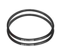 sourcing map 2Pcs SPZ-630 Drive Wedge Belt V-Belt Industrial Power Rubber Transmission Belt 630mm Pitch Girth,10mm Width, 8mm Height, 643mm Outer Girth