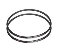 sourcing map 2Pcs SPZ-812 Drive Wedge Belt V-Belt Industrial Power Rubber Transmission Belt 812mm Pitch Girth,10mm Width, 8mm Height, 825mm Outer Girth