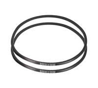 sourcing map 2Pcs SPZ-875 Drive Wedge Belt V-Belt Industrial Power Rubber Transmission Belt 875mm Pitch Girth,10mm Width, 8mm Height, 888mm Outer Girth
