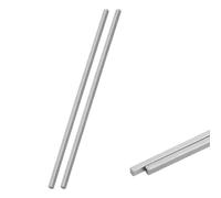 sourcing map 2Pcs Square Steel Key Stock, 3/16" x 3/16" x 8" 45# Cold-Drawn Square Steel Rod Precision Metal Bars for Keyways Mechanical Structural Support Industrial Machinery DIY Craft
