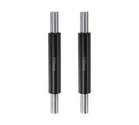 sourcing map 2pcs Standard Measuring Rod 100mm Caliper Micrometer Calibration Block Rod Outside Micrometer Rod Bar