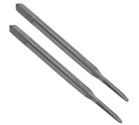 sourcing map 2pcs Straight Flute Screw Taps M1.4 x 0.3 H2 Thread HSS6542 Black Nitride Coated Machine Threading Milling Tap Tapping Tools