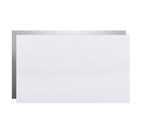 sourcing map 2pcs Sublimation Metal Blank Photo 8x12 Inch 0.4mm Thickness Aluminum Customize for Sublimation Heat Transfer Printing Engraving, White