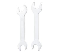 sourcing map 2pcs Super Thin Double Open End Wrench 16mm x 18mm 17mm x 19mm Metric Ultra Thin U-Shaped Spanner Carbon Steel Dual Open-End Wrenches for Tight Space