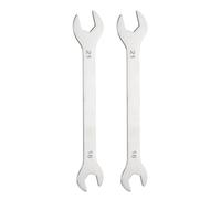 sourcing map 2pcs Super Thin Open End Wrench 18x21mm Metric Lightweight U-Shaped Spanner Double End Wrenches for Automotive Repair Furniture Assembly, Gray