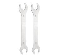 sourcing map 2pcs Super Thin Open End Wrench 24x27mm Metric Lightweight U-Shaped Spanner Double End Wrenches for Automotive Repair Furniture Assembly, Gray