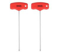 sourcing map 2pcs T-Handle Ball End Hex Key 3mm 162mm Length S2 Steel Metric Inner Hexagon Wrench T-Key Spanner Repairing Tool for Home Auto Maintenance Bike Motorcycle Repair