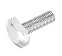 sourcing map 2Pcs T Slot Drop-in Bolt, M12 x 40mm T-Slot Bolts 304 Stainless Steel t Shape Stud Sliding Screw Hammer Head T-Bolt for Track Aluminum Alloy Rack Assembly