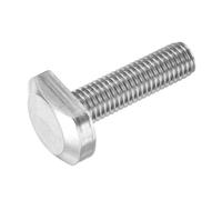 sourcing map 2Pcs T Slot Drop-in Bolt, M12 x 45mm T-Slot Bolts 304 Stainless Steel t Shape Stud Sliding Screw Hammer Head T-Bolt for Track Aluminum Alloy Rack Assembly