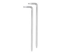 sourcing map 2pcs T10 Tamper Proof Torx Star Key Bit Wrench 3.39" Long Arm L-Shaped 6 Points Wrenches Chrome-Vanadium Steel Hand Tool for Automotive/Home Repairs