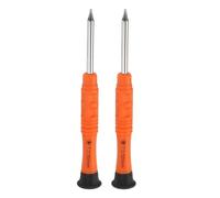 sourcing map 2pcs T3 Torx Mini Screwdriver 3mm Torx Head 87mm Length for Small Appliances Repairs, Orange