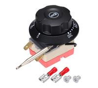 sourcing map 2pcs Temperature Control Switch 250V, 16A 50-300°C Capillary Thermostat Temperature Control Switch for Oven Fryers Refrigerator Heaters
