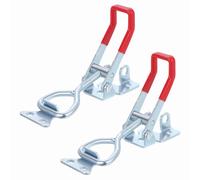 sourcing map 2Pcs Toggle Latch Clamp, 7 Inch Iron Adjustable Toggle Clamp 551lbs Holding Capacity Pull for Box Case Gate Cabinet