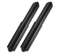sourcing map 2Pcs Toilet Paper Roll Holder, Plastic Spring Loaded Roller Rod Spindle Toilet Tissue Holder Replacement Rod for Bathroom Washroom, Black