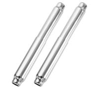 sourcing map 2Pcs Toilet Paper Roll Holder, Stainless Steel Spring Loaded Roller Rod Spindle Toilet Tissue Holder Replacement Rod for Bathroom Washroom, Silver