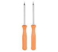 sourcing map 2pcs Torx Screwdriver T6 T8H 4" Length Carbon Steel Non-Magnetic Security Star 6 Point Head Precision Screw Driver with Non-Slip Handle for Appliances Repair Improvement