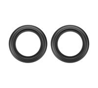 sourcing map 2Pcs Tub Spout Ring, 2-1/4" ID x 3-9/16" OD Bathtub Spout Trim Plate Cover Ring, Decorative Bathtub Faucet Remodeling Surround Sealing Spacer Plate for Bathroom, Black