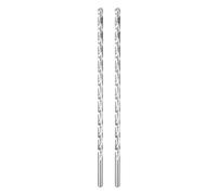 sourcing map 2pcs Twist Drill Bit 10mm Dia 300mm (11.81") Extra Long High-Speed Steel Spiral Jobber Drill Bits Fully Ground Drilling Tools for Wood Plastic Aluminum Thin Metal Sheet