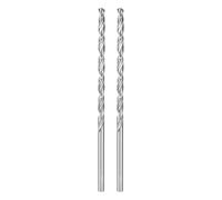 sourcing map 2pcs Twist Drill Bit 3.5mm Dia 110mm (4.33") Extra Long High-Speed Steel Spiral Jobber Drill Bits Fully Ground Drilling Tools for Wood Plastic Aluminum Thin Metal Sheet