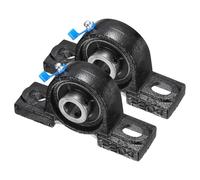 sourcing map 2pcs UCP202-10 Pillow Block Bearings 5/8" Bore Bearing Units Cast Steel Flange Mounted Bearing Housing