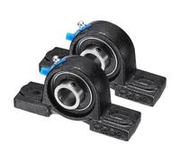 sourcing map 2pcs UCP204-12 Pillow Block Bearings 3/4" Bore Bearing Units Cast Steel Flange Mounted Bearing Housing