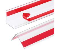 sourcing map 2Pcs Wall Corner Protector, Self Adhesive Clear Corner Protector Strip for Door Wall Table Cabinet Furniture Edge Guard 31.5" x 1.18"