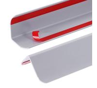 sourcing map 2Pcs Wall Corner Protector, Self Adhesive Corner Protector Strip for Door Wall Table Cabinet Furniture Edge Guard 19.7" x 1.57", Gray