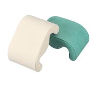 sourcing map 2pcs Watch Case Pillows, m Shaped Watch Display Pillow Velvet Watch Cushion Replacement for Watch Bracelet Display Storage Beige Green