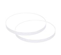 sourcing map 2pcs Watch Clear Crystal Lens Glass 30.5mm Dia. 3mm Thick Round Flat Mineral High Transmittance Watch Glass Replacement Part for Watchmaker Repair