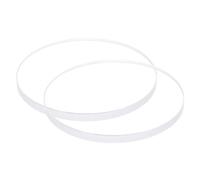 sourcing map 2pcs Watch Clear Crystal Lens Glass 32mm Dia. 3mm Thick Round Flat Mineral High Transmittance Watch Glass Replacement Part for Watchmaker Repair