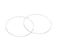 sourcing map 2pcs Watch Crystal Glass Lens 31.5mm Dia 1.0mm Beveled Edge Flat Round Ultra-Clear Glass Watch Face Crystals Len Dial Mirror Replacement Parts for Watchmaker Repair