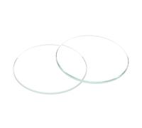 sourcing map 2pcs Watch Crystal Glass Lens, 40.5mm Flat Round Glasses Watch Face Crystals Len Replacement Parts for Watchmaker Repair, Clear