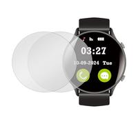 sourcing map 2pcs Watch Screen Protectors 40mm Tempered Glass Anti-Spy Protection Universal Watch Dial Crystal Face Protective Soft Anti-Peeping Privacy Round Film for Smartwatches, Gray