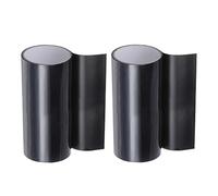 sourcing map 2pcs Waterproof Patch Seal Tape 8" x5' Leak Repair Tape for Plastic Bucket/Basin Hoses Duct Pipes, Black