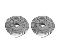 sourcing map 2pcs Weather Stripping Brush 33ft 394" 10m x 9mm Polyester Fiber Self-Adhesive Pile Seal Strip for 2.5-4.5mm Gap Sliding Windows Doors Windproof Frost Dust Proof, Grey