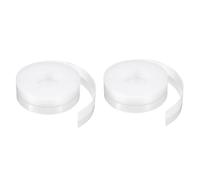 sourcing map 2pcs Weather Stripping Door Seal 16.4ft x 25mm TPE Seal Strip for Door Draft Stopper Adhesive Tape Window House Shower Glass Gaps, Transparent