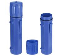 sourcing map 2pcs Welding Rod Storage Tube, 14 Inch Tungsten Electrode Holder Container Airproof Waterproof 4.5kg Capacity, Blue