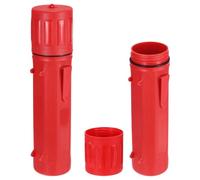sourcing map 2pcs Welding Rod Storage Tube, 14 Inch Tungsten Electrode Holder Container Airproof Waterproof 4.5kg Capacity, Red