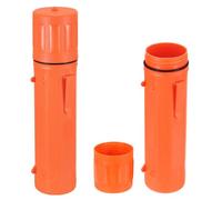 sourcing map 2pcs Welding Rod Storage Tube, 14 Inch Tungsten Electrode Holder Container Airproof Waterproof 4.5kg Capacity, Orange
