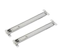 sourcing map 2Pcs Window Hinges, 10" 304 Stainless Steel Top-Hung Window Stays Adjustable Telescopic Window Support Hardware Kit Angle Controller, Silver