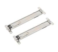 sourcing map 2Pcs Window Hinges, 8" 304 Stainless Steel Top-Hung Window Stays Adjustable Telescopic Window Support Hardware Kit Angle Controller, Silver