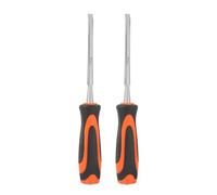 sourcing map 2pcs Wood Chisel 8mm CR-V Steel Beveled Edge Blade Wood Working Chisel Woodworking Tools with Plastic Handle for Carving Woodworking DIY Projects