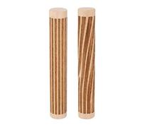 sourcing map 2pcs Wood Clay Roller 10cm Wood Grain Straight Lines Pattern Rolling Pins Wood Rollers Pottery Tools Wood Grain Texture Rollers for Clay Baking Dough Playdough DIY