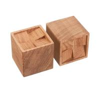 sourcing map 2Pcs Wood Essential Oil Diffuser, Rosewood Square Car Diffusers for Essential Oils Small Wooden Aromatherapy Scent Diffusers Air Freshener for Car, Home, and Office