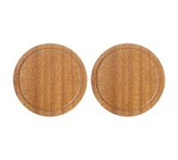 sourcing map 2pcs Wooden Cup Lid 3.07 Inch, Wooden Coffee Mug Lids Bamboo Tea Glass Cup Cover Sealed Lid Wooden Drink Cup Lid Bamboo Perfume Candle Lid