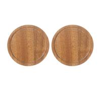 sourcing map 2Pcs Wooden Cup Lid 3.58 Inch, Wooden Coffee Mug Lids Bamboo Tea Glass Cup Cover Sealed Lid Wooden Drink Cup Lid Bamboo Perfume Candle Lid