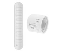 sourcing map 2Pcs Writable Wrist Band, 9.45" x 1.77" Waterproof Slap Bracelet Reusable Writable Erasable to Do List Silicone Memo Wrist Bands for Planner Reminder (Plaid White)