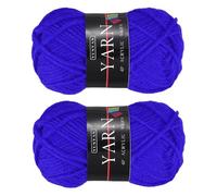 sourcing map 2PCS x 25g Acrylic Crochet Yarns, Sky Blue 4 Ply Sport Weight Crochet Yarns Bulk Soft and Fluffy for Knitting DIY Handicraft Blankets(100m/110 Yards Total)