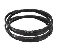 sourcing map 2pcs XPZ1900 EPDM V-Belt, Wedge Section Cut Edge Cogged Industrial Rubber V Belt 10mm Width x 1900mm Pitch Circumference